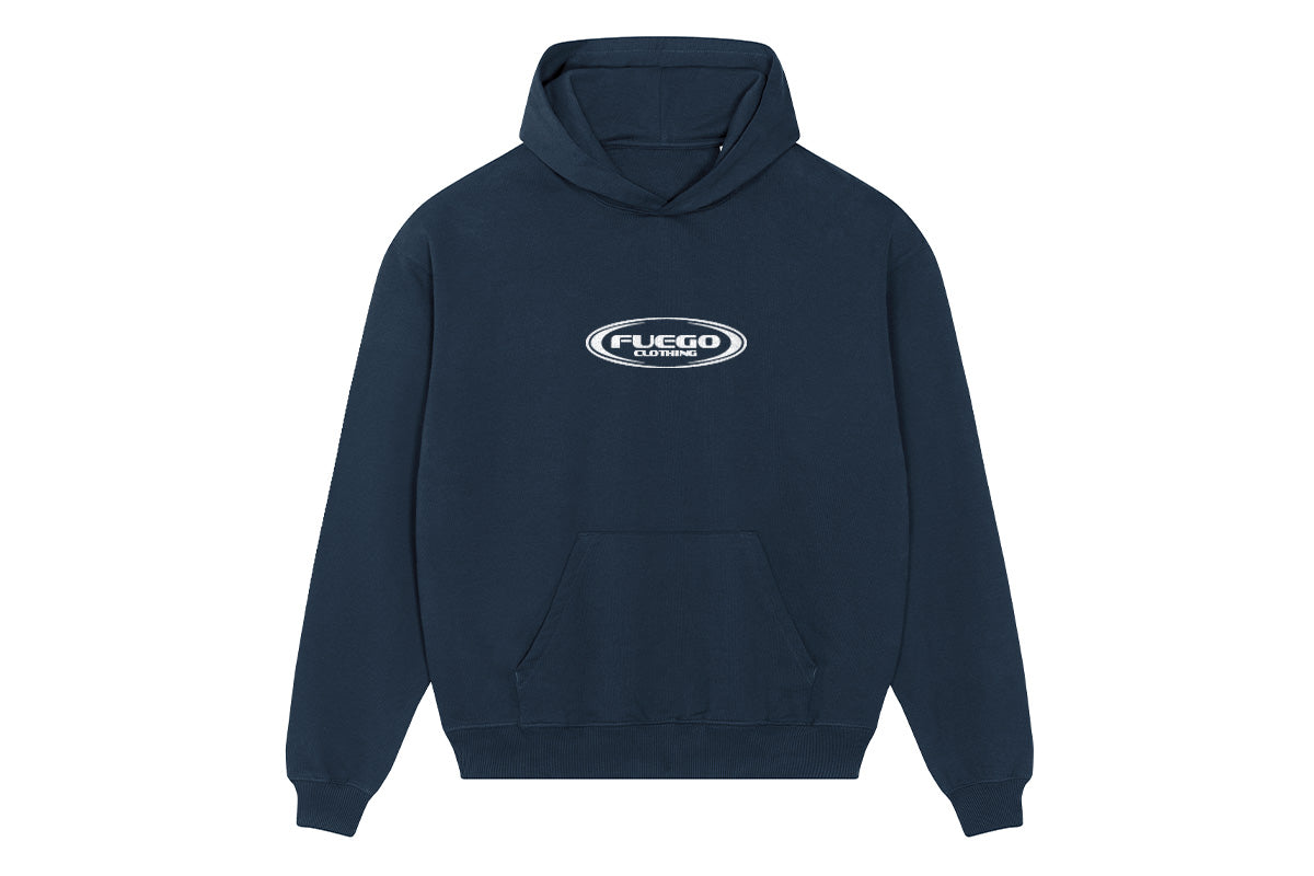 OVAL HOODIE NAVY