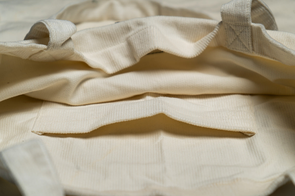 Cord Tote Bag Cream