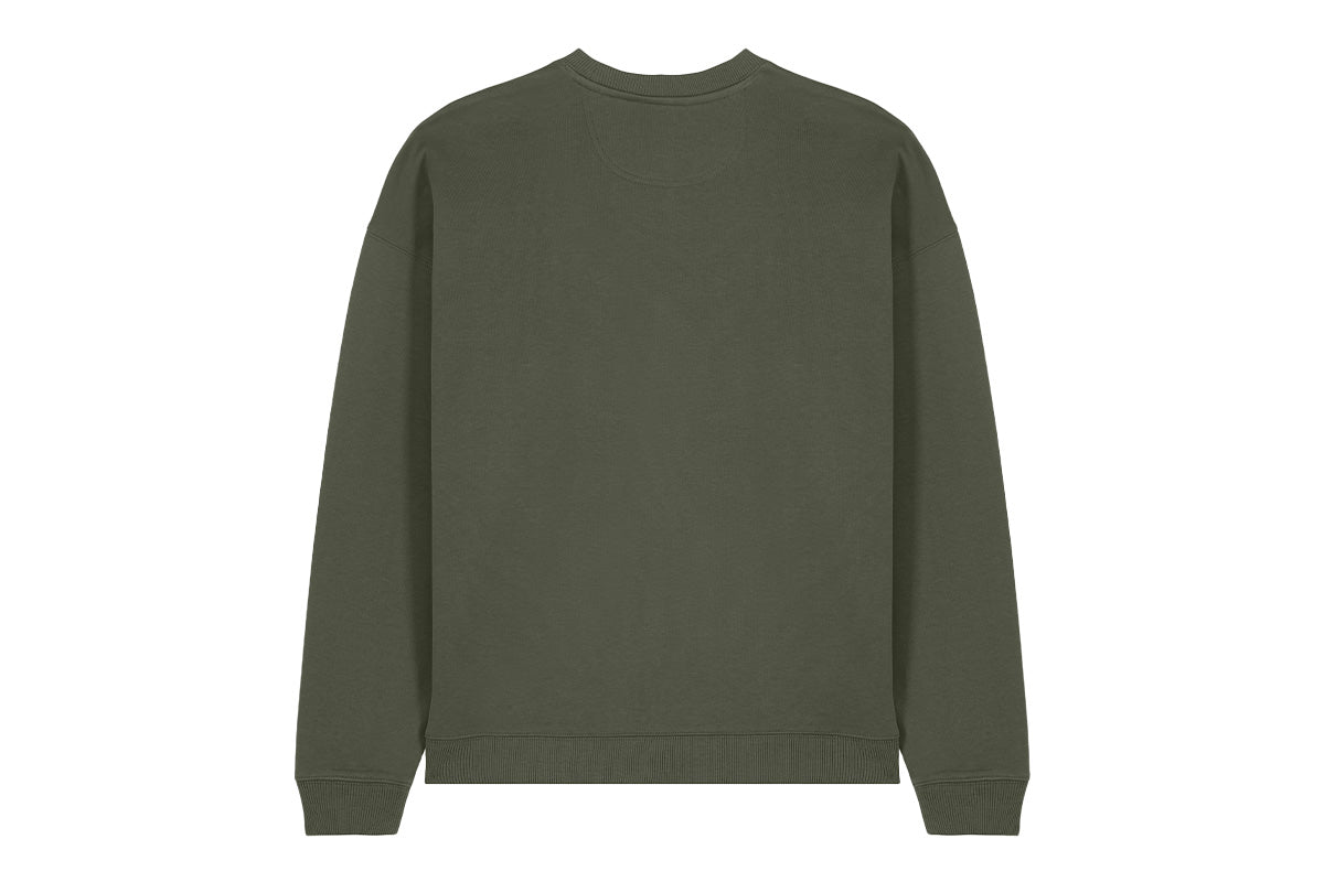 PATCH SWEATER GRÜN