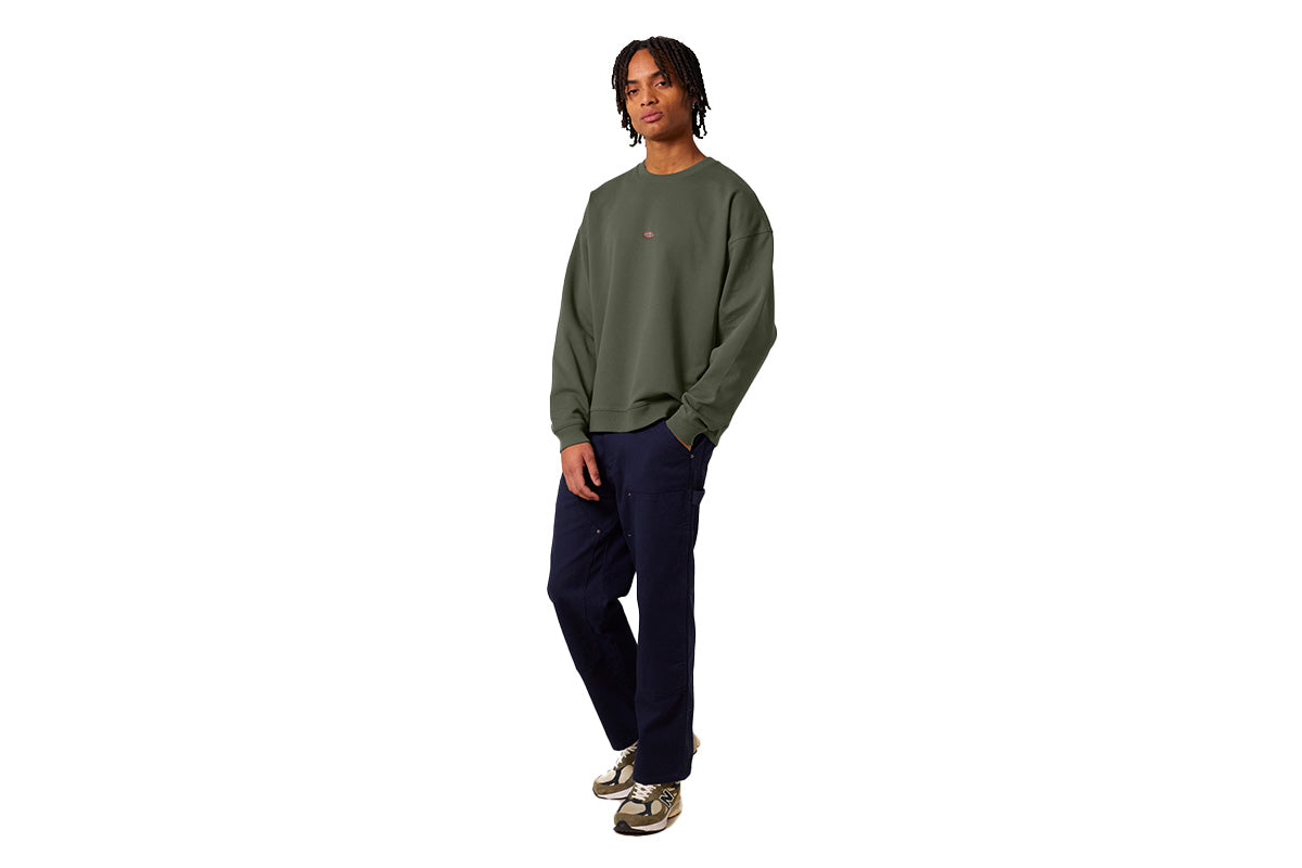 PATCH SWEATER GRÜN