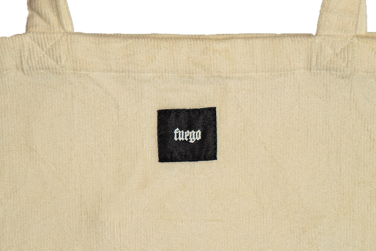Cord Tote Bag Cream