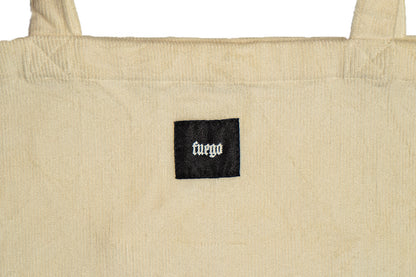Cord Tote Bag Cream