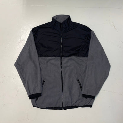 FLEECE JACKE GRAU
