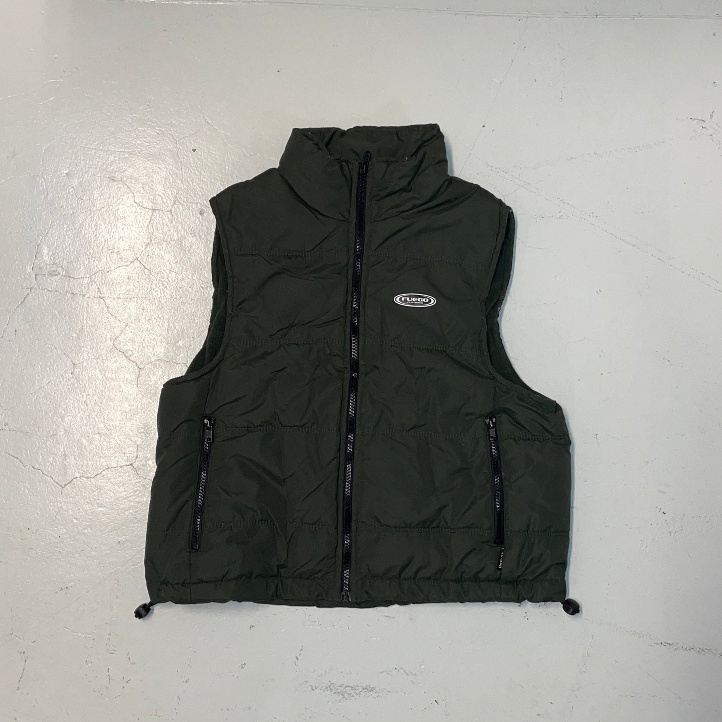 PUFFER VEST GRÜN